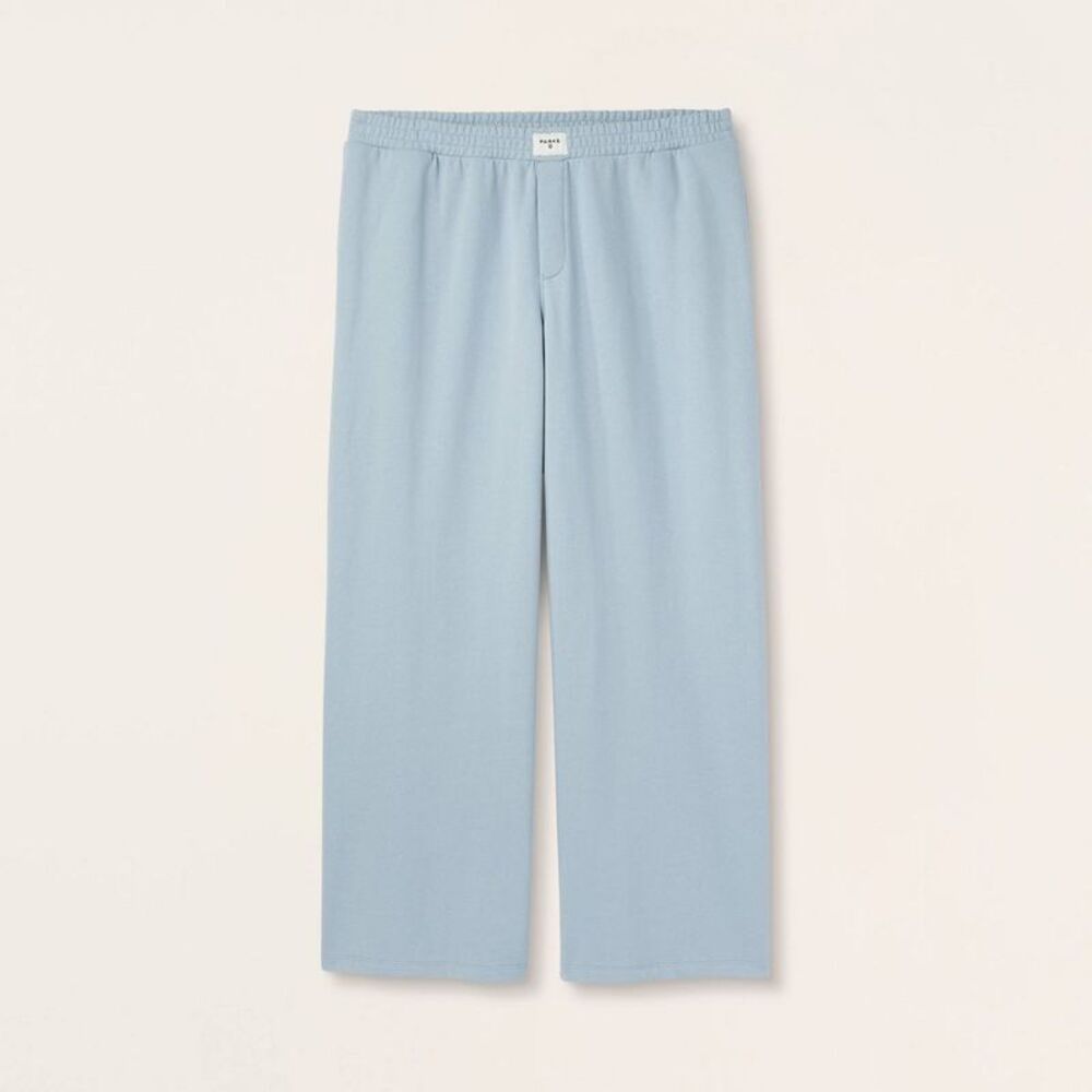 Women's High-Rise Boxer Sweatpants - Parke Light Blue XXL - Picture 4 of 5